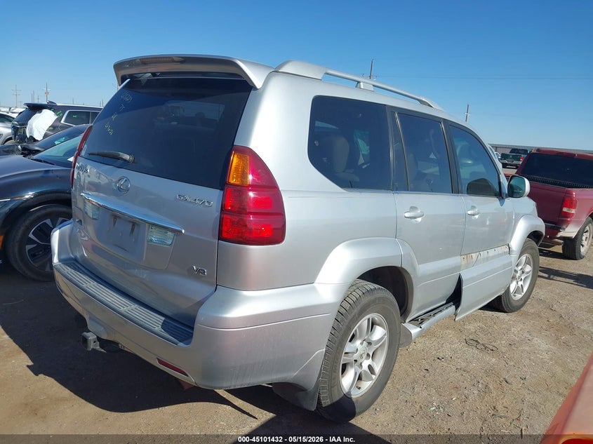 2006 Lexus Gx 470 VIN JTJBT20X160114782 IAAI salvage auction — FRONT END, Salvage (Texas), sold $3,350 on 2026-07-08 (photo 4)