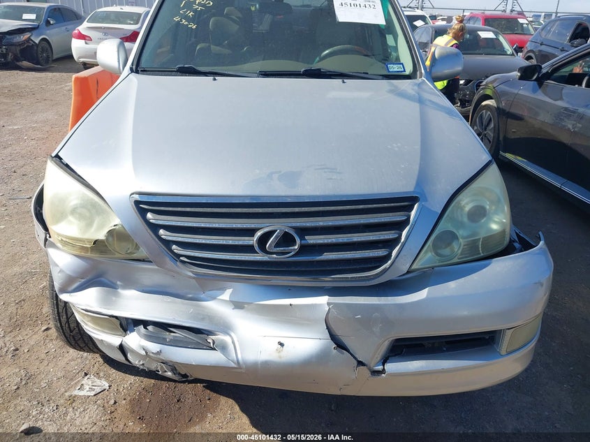 2006 Lexus Gx 470 VIN JTJBT20X160114782 IAAI salvage auction — FRONT END, Salvage (Texas), sold $3,350 on 2026-07-08 (photo 6)