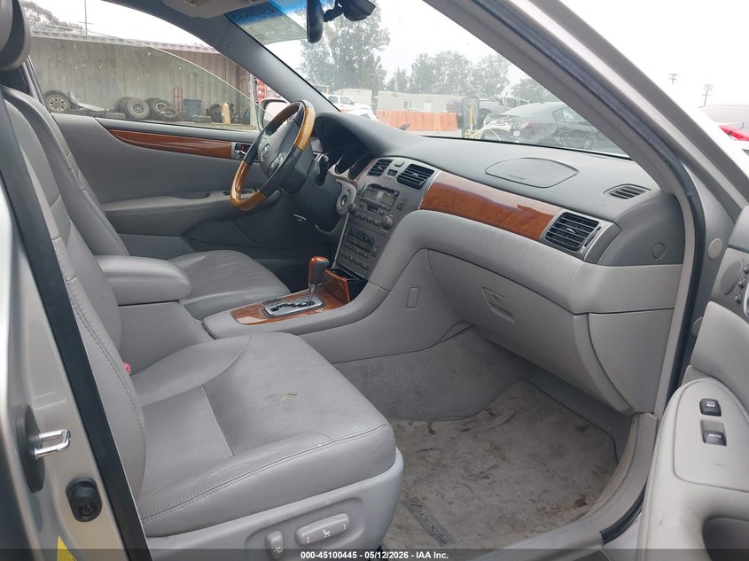 2005 Lexus ES VIN JTHBA30G555085320 IAAI salvage auction — LEFT FRONT, Salvage (California), sold $350 on 2026-07-15 (photo 5)