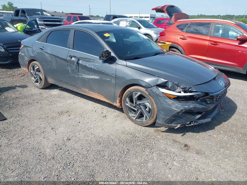 2025 Hyundai Elantra VIN KMHLS4DG2SU912450 IAAI salvage auction — RIGHT SIDE, Junk (Oklahoma), sold $5,025 on 2026-07-14 (photo 1)