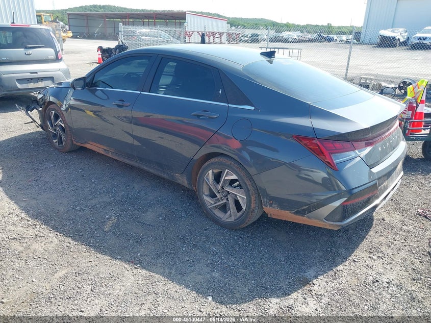 2025 Hyundai Elantra VIN KMHLS4DG2SU912450 IAAI salvage auction — RIGHT SIDE, Junk (Oklahoma), sold $5,025 on 2026-07-14 (photo 3)