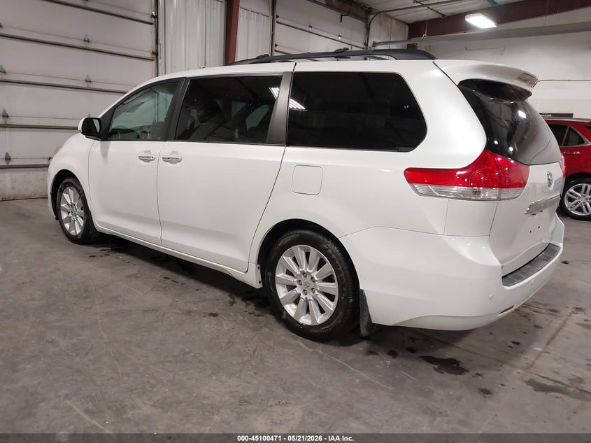 2011 Toyota Sienna VIN 5TDYK3DC3BS144032 IAAI salvage auction — HAIL, Salvage (Iowa), sold $2,900 on 2026-07-14 (photo 3)