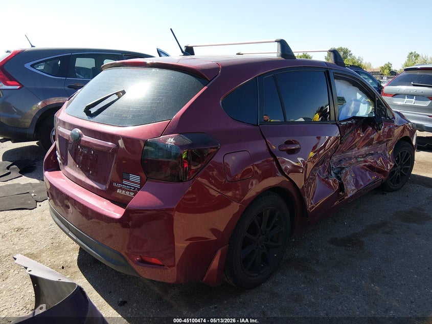 2014 Subaru Impreza VIN JF1GPAC67E8254870 IAAI salvage auction — FRONT & REAR, Clear (Colorado), sold $400 on 2026-07-28 (photo 4)