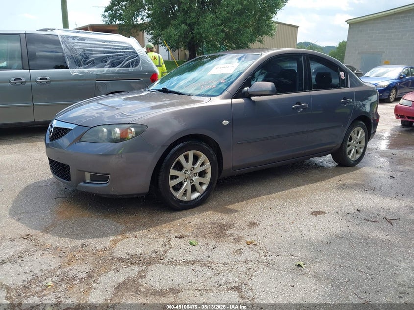 2008 Mazda 3 VIN JM1BK12F881814011 IAAI salvage auction — RIGHT REAR, Clear (Tennessee), sold $350 on 2026-07-08 (photo 2)