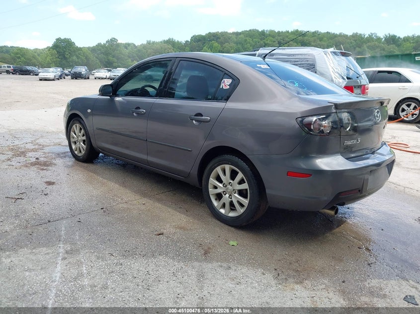 2008 Mazda 3 VIN JM1BK12F881814011 IAAI salvage auction — RIGHT REAR, Clear (Tennessee), sold $350 on 2026-07-08 (photo 3)