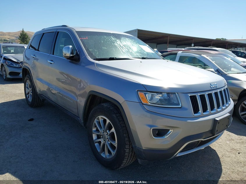 2014 Jeep Grand cherokee VIN 1C4RJFBG7EC479900 IAAI salvage auction — SIDE, Salvage Title, sold $3,200 on 2026-07-31 (photo 1)