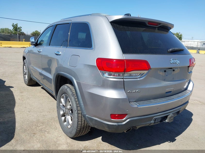 2014 Jeep Grand cherokee VIN 1C4RJFBG7EC479900 IAAI salvage auction — SIDE, Salvage Title, sold $3,200 on 2026-07-31 (photo 3)