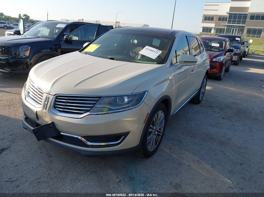 2018 Lincoln Mkx VIN 2LMPJ6LP6JBL30684 IAAI salvage auction — FRONT & REAR, Salvage Title, sold $2,100 on 2026-08-01 (photo 2)