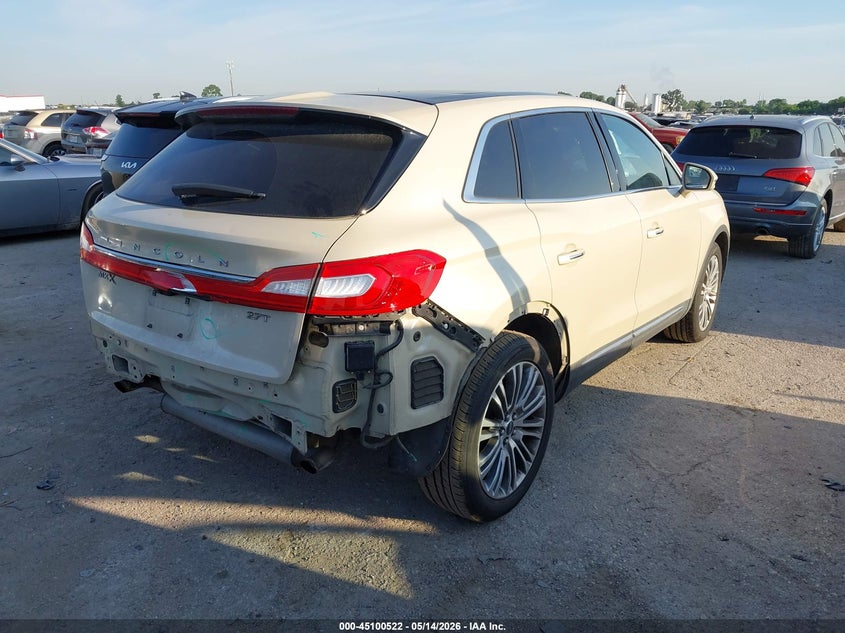 2018 Lincoln Mkx VIN 2LMPJ6LP6JBL30684 IAAI salvage auction — FRONT & REAR, Salvage Title, sold $2,100 on 2026-08-01 (photo 4)