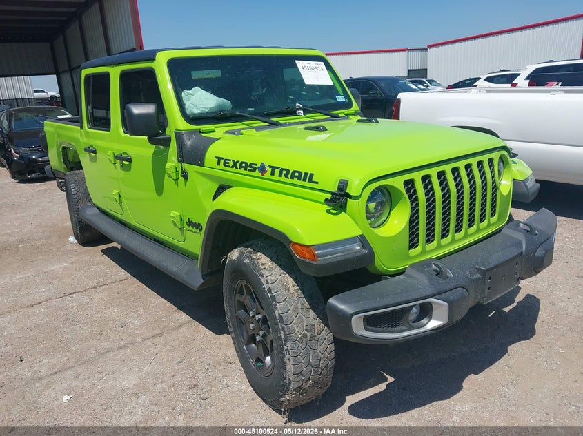2021 Jeep Gladiator VIN 1C6HJTAG7ML622961 IAAI salvage auction — RIGHT REAR, Original (Texas), sold $10,600 on 2026-09-01 (photo 1)