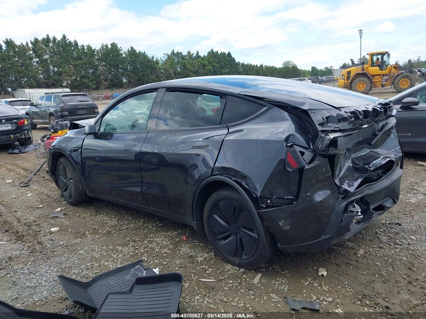 2026 Tesla Model y VIN 7SAYGDEE1TA614622 IAAI salvage auction — FRONT END, Salvage (Virginia), sold $9,125 on 2026-07-30 (photo 3)