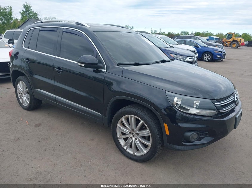 2012 Volkswagen Tiguan VIN WVGBV7AX3CW608042 IAAI salvage auction — HAIL, Salvage (Ohio), sold $975 on 2026-07-21 (photo 1)