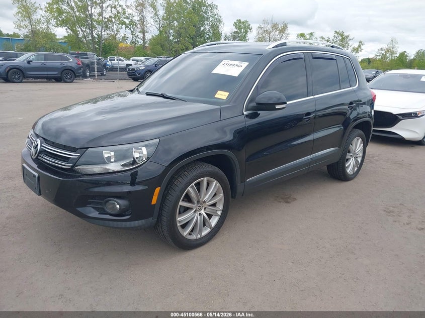 2012 Volkswagen Tiguan VIN WVGBV7AX3CW608042 IAAI salvage auction — HAIL, Salvage (Ohio), sold $975 on 2026-07-21 (photo 2)