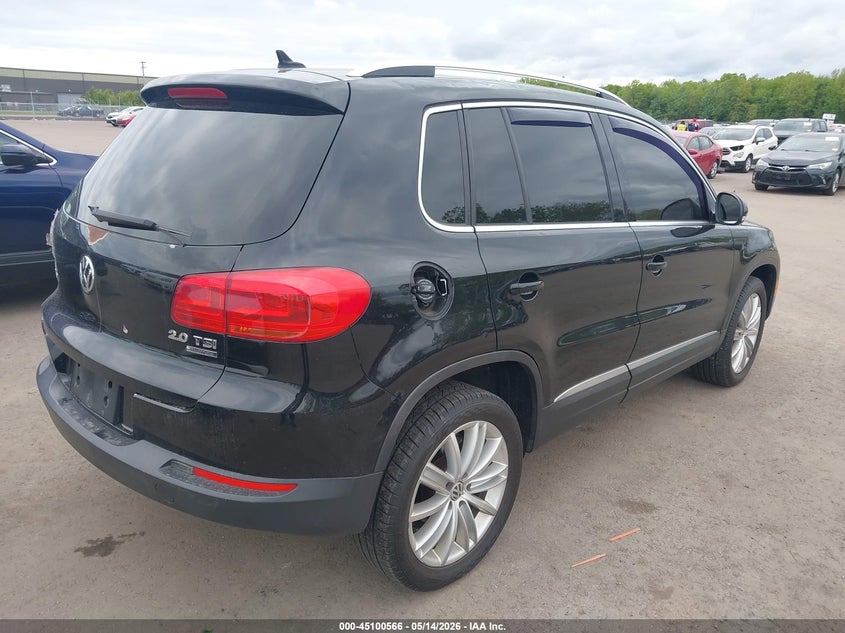 2012 Volkswagen Tiguan VIN WVGBV7AX3CW608042 IAAI salvage auction — HAIL, Salvage (Ohio), sold $975 on 2026-07-21 (photo 4)