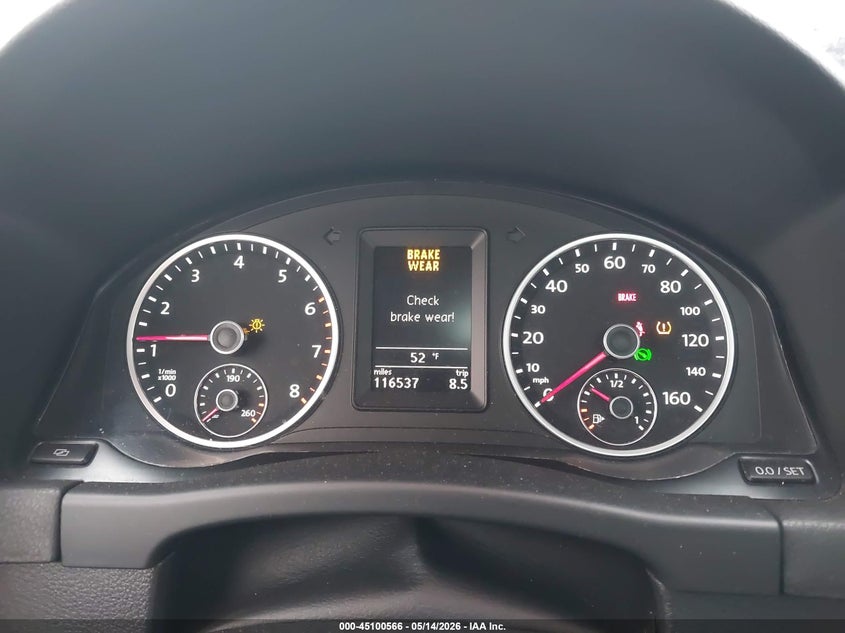 2012 Volkswagen Tiguan VIN WVGBV7AX3CW608042 IAAI salvage auction — HAIL, Salvage (Ohio), sold $975 on 2026-07-21 (photo 7)