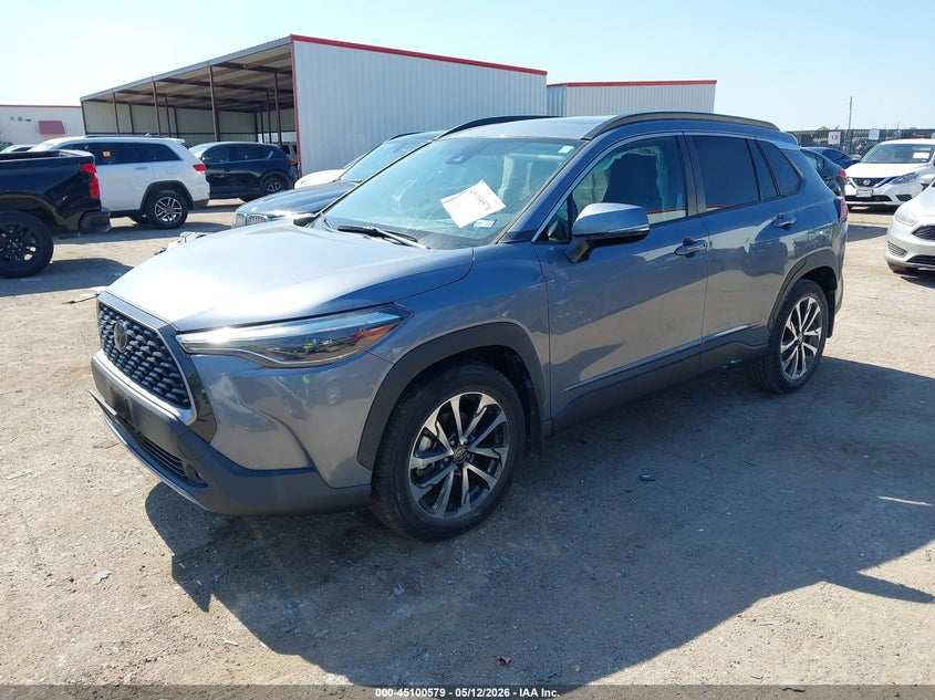 2022 Toyota Corolla cross VIN 7MUDAAAG5NV009366 IAAI salvage auction — SIDE, Original (Texas), sold $8,100 on 2026-07-09 (photo 2)