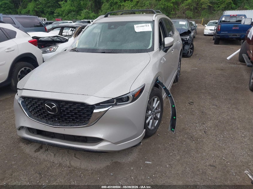 2025 Mazda Cx-5 VIN JM3KFBCM4S0719201 IAAI salvage auction — RIGHT FRONT, Salvage (Massachusetts), sold $8,300 on 2026-07-28 (photo 2)