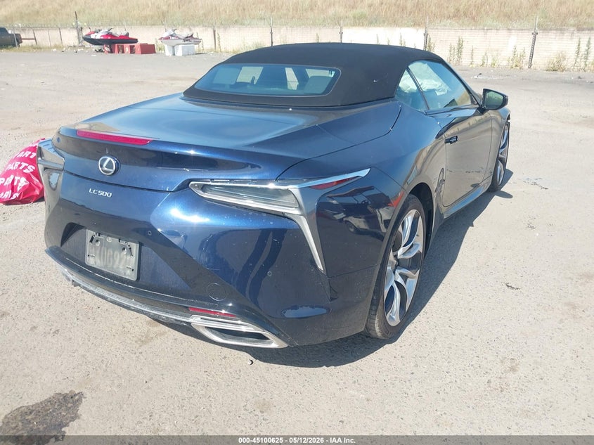2021 Lexus Lc VIN JTHKPAAY3MA103328 IAAI salvage auction — FRONT END, Salvage (California), sold $23,700 on 2026-07-06 (photo 4)