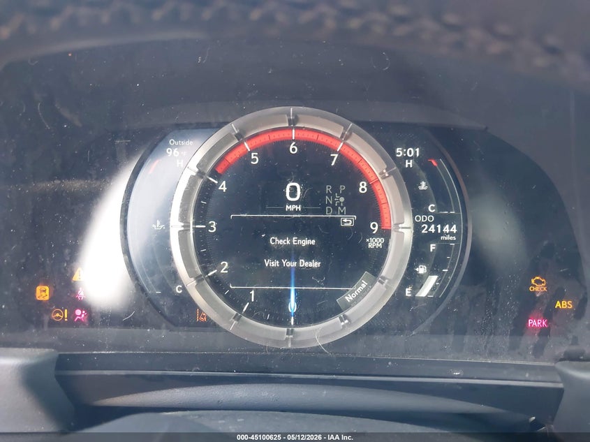 2021 Lexus Lc VIN JTHKPAAY3MA103328 IAAI salvage auction — FRONT END, Salvage (California), sold $23,700 on 2026-07-06 (photo 7)