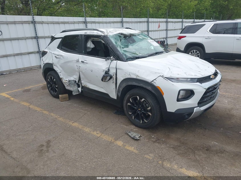 2023 Chevrolet Trailblazer VIN KL79MPSL6PB092058 IAAI salvage auction — LEFT & RIGHT, Scrap (Michigan), sold $1,250 on 2026-07-06 (photo 1)