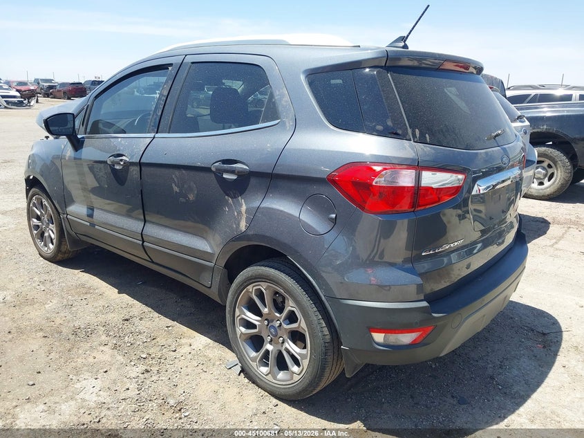 2018 Ford Ecosport VIN MAJ3P1VE4JC214708 IAAI salvage auction — FRONT END, Salvage (Texas), sold $675 on 2026-07-21 (photo 3)