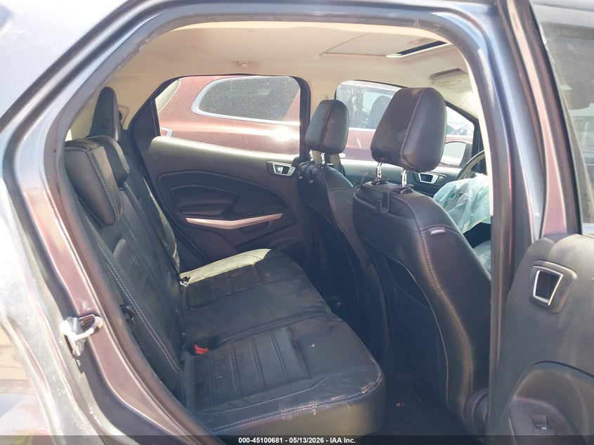 2018 Ford Ecosport VIN MAJ3P1VE4JC214708 IAAI salvage auction — FRONT END, Salvage (Texas), sold $675 on 2026-07-21 (photo 8)