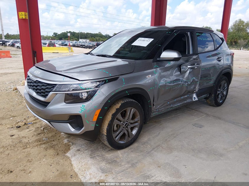 2023 Kia Seltos VIN KNDEPCAA9P7450239 IAAI salvage auction — LEFT SIDE, Certificate Of Destruction (Florida), sold $4,950 on 2026-07-21 (photo 2)
