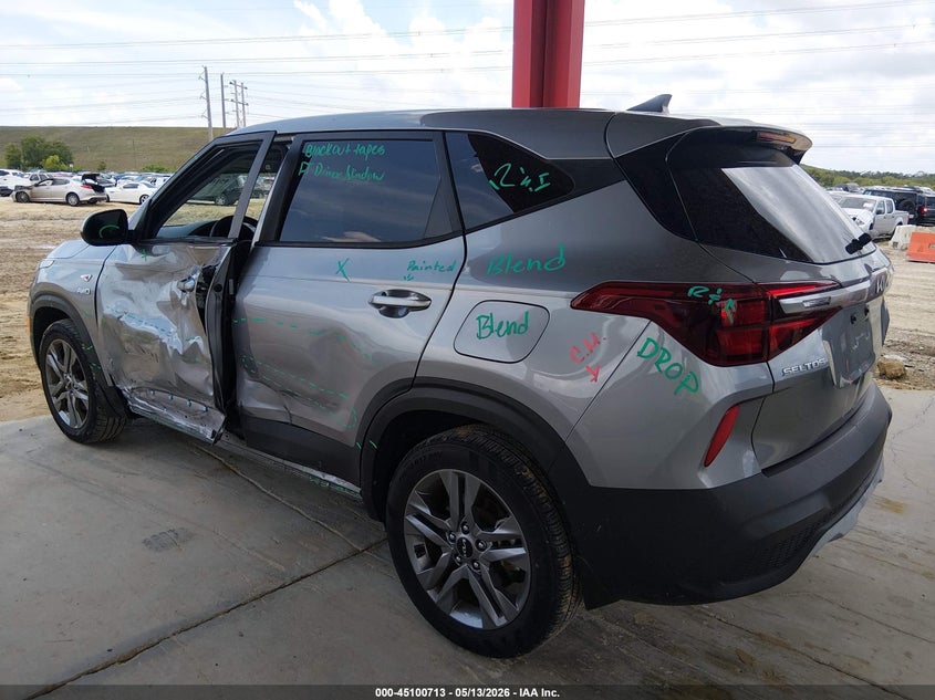 2023 Kia Seltos VIN KNDEPCAA9P7450239 IAAI salvage auction — LEFT SIDE, Certificate Of Destruction (Florida), sold $4,950 on 2026-07-21 (photo 6)