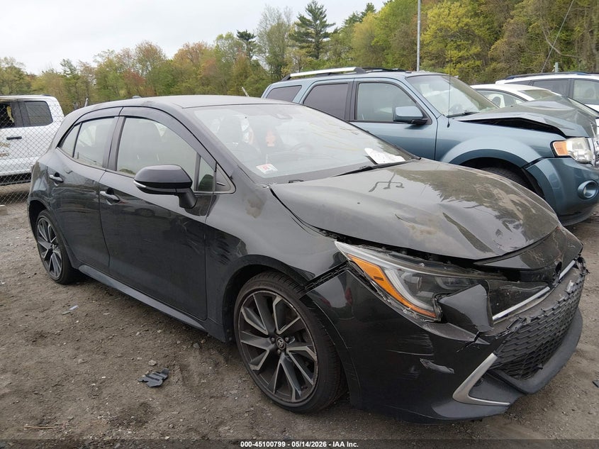 2019 Toyota Corolla VIN JTNK4RBE6K3025685 IAAI salvage auction — FRONT END, Salvage (Massachusetts), sold $2,750 on 2026-07-21 (photo 1)