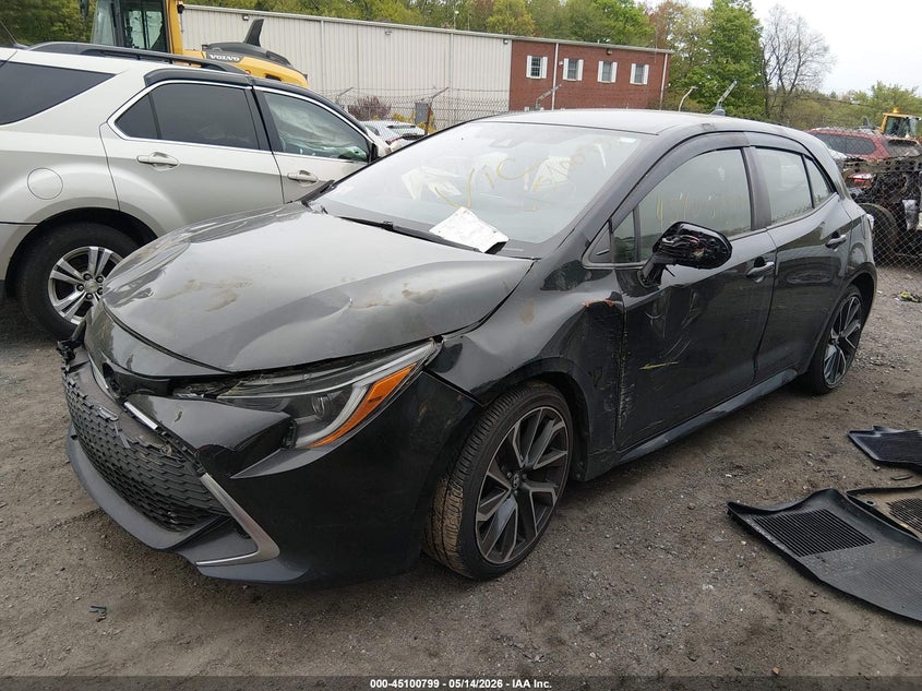 2019 Toyota Corolla VIN JTNK4RBE6K3025685 IAAI salvage auction — FRONT END, Salvage (Massachusetts), sold $2,750 on 2026-07-21 (photo 2)
