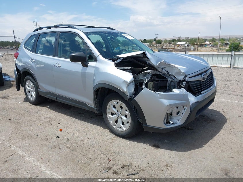 2019 Subaru Forester VIN JF2SKACC7KH471213 IAAI salvage auction — FRONT END, Salvage (New Mexico), sold $1,400 on 2026-07-20 (photo 1)