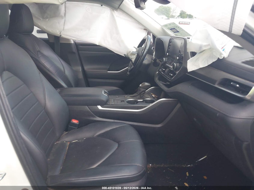 2020 Toyota Highlander VIN 5TDGZRAH2LS512938 IAAI salvage auction — FRONT END, Salvage (Texas), sold $11,050 on 2026-07-20 (photo 5)