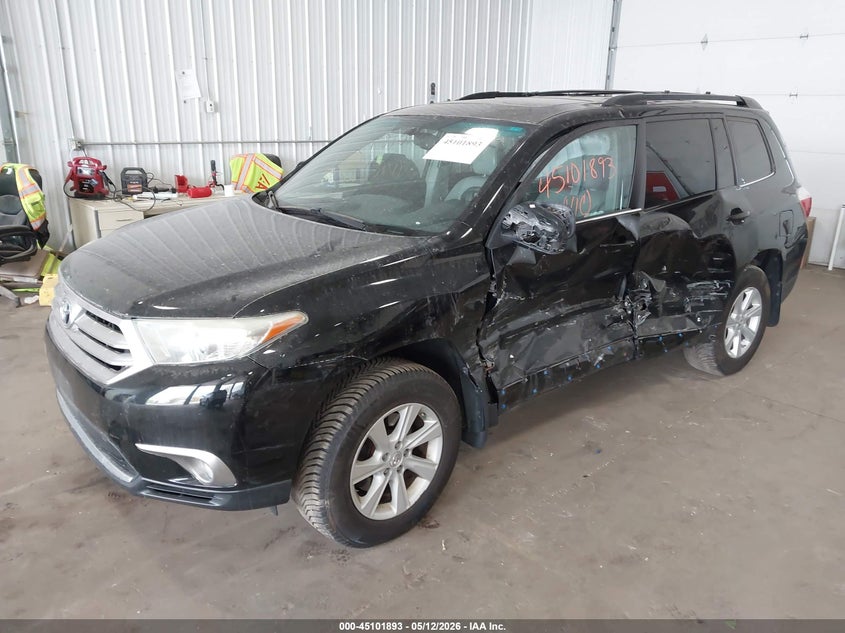2012 Toyota Highlander VIN 5TDBK3EH5CS171539 IAAI salvage auction — LEFT SIDE, Salvage (Minnesota), sold $775 on 2026-07-22 (photo 2)