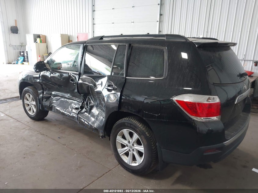 2012 Toyota Highlander VIN 5TDBK3EH5CS171539 IAAI salvage auction — LEFT SIDE, Salvage (Minnesota), sold $775 on 2026-07-22 (photo 6)