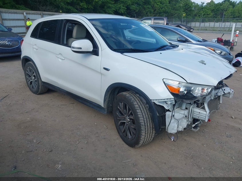 2019 Mitsubishi Outlander VIN JA4AP3AU5KU036095 IAAI salvage auction — FRONT END, Salvage Title, sold $2,500 on 2026-07-15 (photo 1)