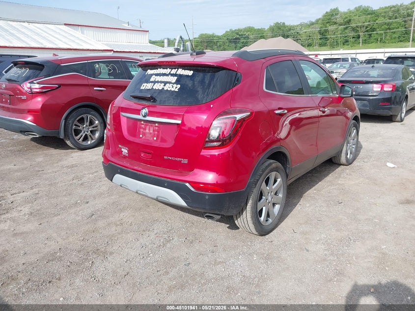 2018 Buick Encore VIN KL4CJHSB1JB642203 IAAI salvage auction — HAIL, Salvage (Iowa), sold $2,750 on 2026-07-20 (photo 4)