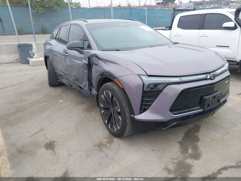 2024 Chevrolet Blazer ev VIN 3GNKDCRJ8RS227122 IAAI salvage auction — SIDE, Salvage (California), sold $12,500 on 2026-07-08 (photo 1)