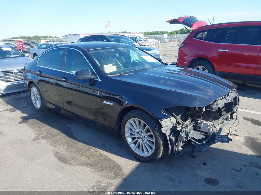 2013 BMW 5er VIN WBAFU7C58DDU75437 IAAI salvage auction — FRONT END, Salvage (North Carolina), sold $1,700 on 2026-07-29 (photo 1)