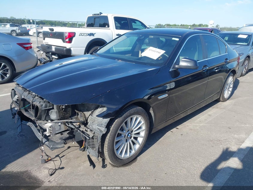 2013 BMW 5er VIN WBAFU7C58DDU75437 IAAI salvage auction — FRONT END, Salvage (North Carolina), sold $1,700 on 2026-07-29 (photo 2)