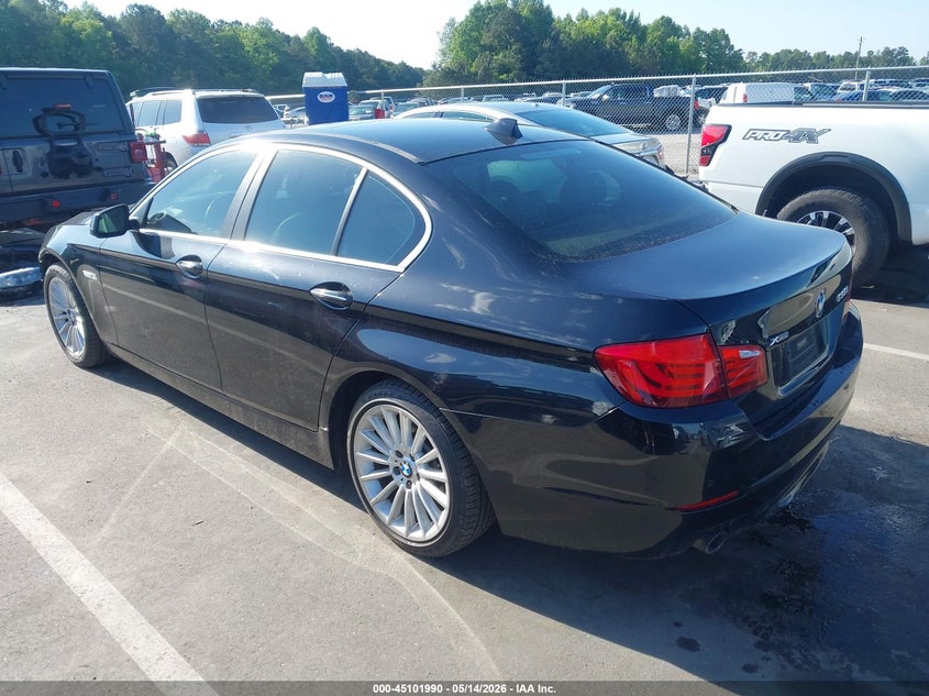 2013 BMW 5er VIN WBAFU7C58DDU75437 IAAI salvage auction — FRONT END, Salvage (North Carolina), sold $1,700 on 2026-07-29 (photo 3)