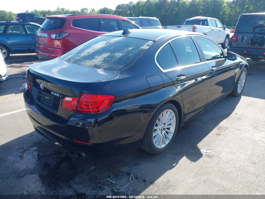 2013 BMW 5er VIN WBAFU7C58DDU75437 IAAI salvage auction — FRONT END, Salvage (North Carolina), sold $1,700 on 2026-07-29 (photo 4)
