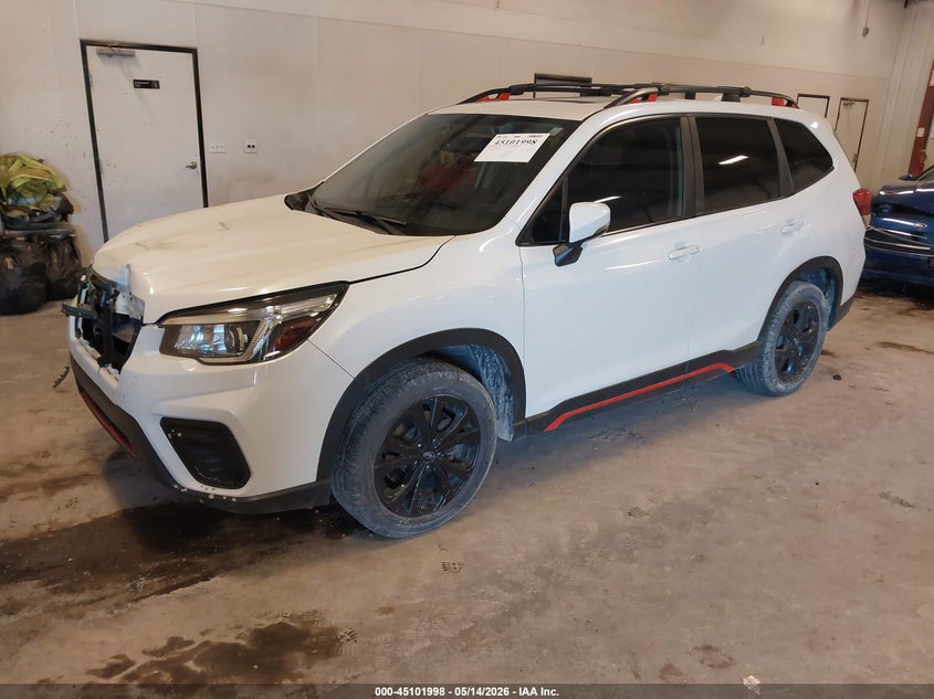 2019 Subaru Forester VIN JF2SKAJC6KH422345 IAAI salvage auction — RIGHT SIDE, Clear (Michigan), sold $2,975 on 2026-07-28 (photo 2)