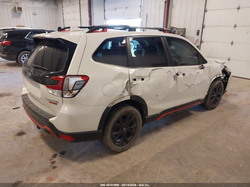 2019 Subaru Forester VIN JF2SKAJC6KH422345 IAAI salvage auction — RIGHT SIDE, Clear (Michigan), sold $2,975 on 2026-07-28 (photo 4)