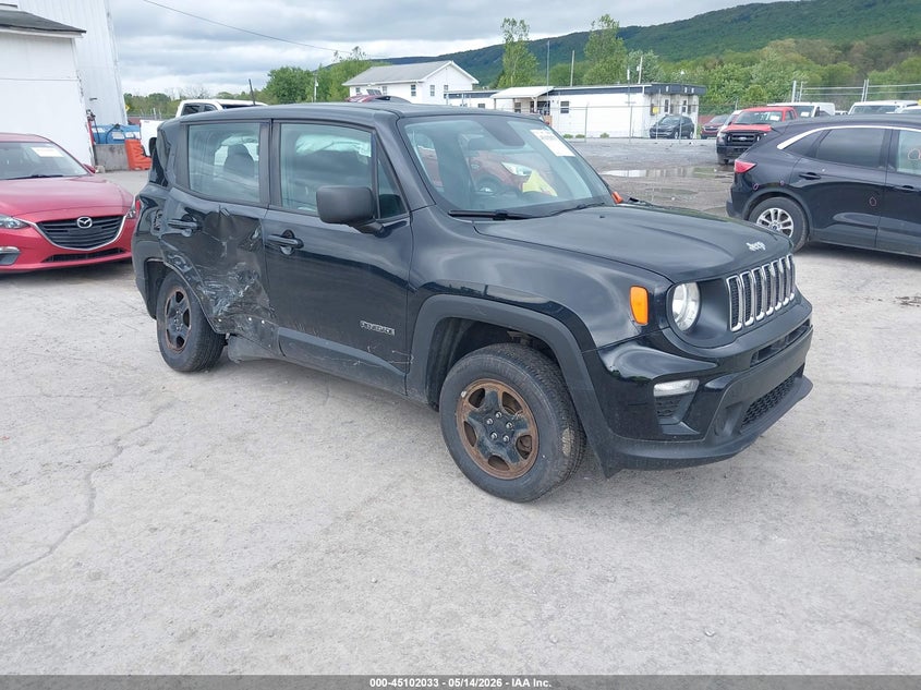 2019 Jeep Renegade VIN ZACNJBAB9KPJ75727 IAAI salvage auction — SIDE, Salvage (Pennsylvania), sold $750 on 2026-07-22 (photo 1)