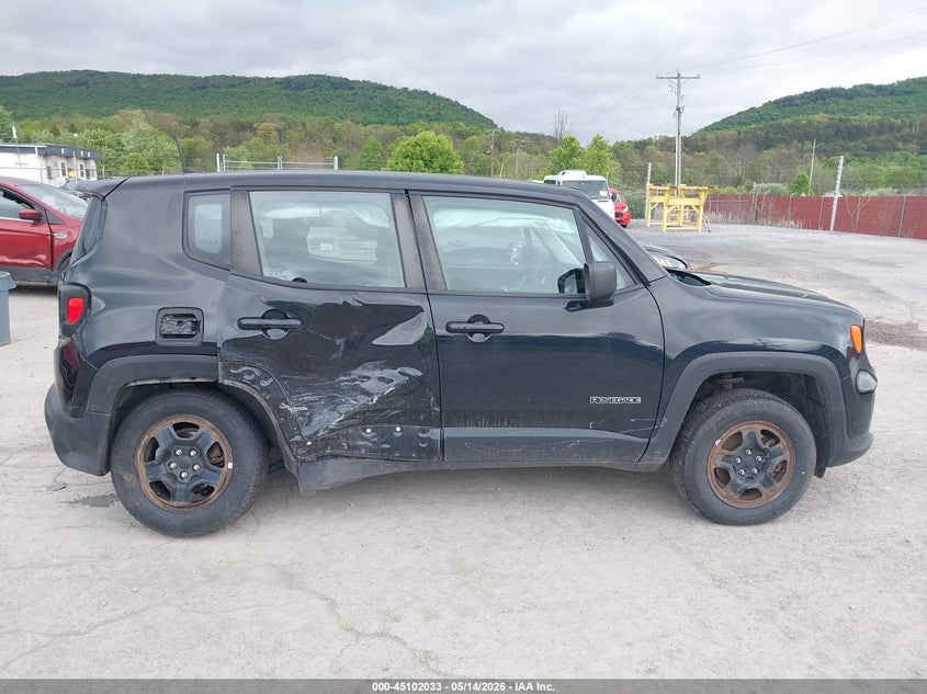 2019 Jeep Renegade VIN ZACNJBAB9KPJ75727 IAAI salvage auction — SIDE, Salvage (Pennsylvania), sold $750 on 2026-07-22 (photo 6)