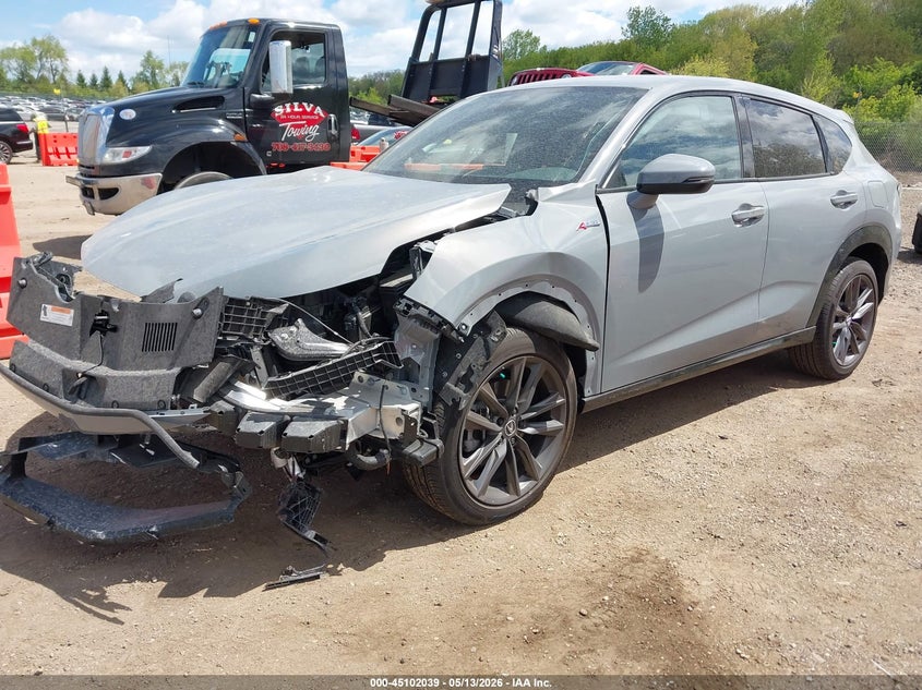 2025 Acura Adx VIN 3HDSA2H5XSM700513 IAAI salvage auction — FRONT END, Salvage (Illinois), sold $4,000 on 2026-07-09 (photo 2)