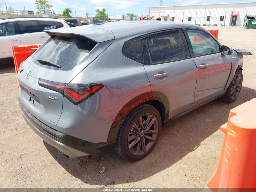 2025 Acura Adx VIN 3HDSA2H5XSM700513 IAAI salvage auction — FRONT END, Salvage (Illinois), sold $4,000 on 2026-07-09 (photo 4)