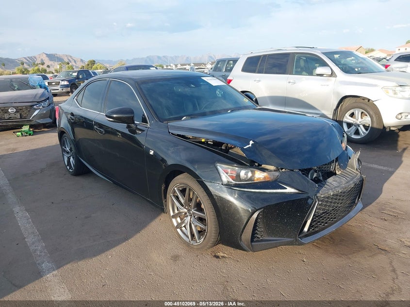 2017 Lexus Is VIN JTHBA1D24H5039470 IAAI salvage auction — FRONT END, Salvage (Arizona), sold $4,025 on 2026-07-14 (photo 1)