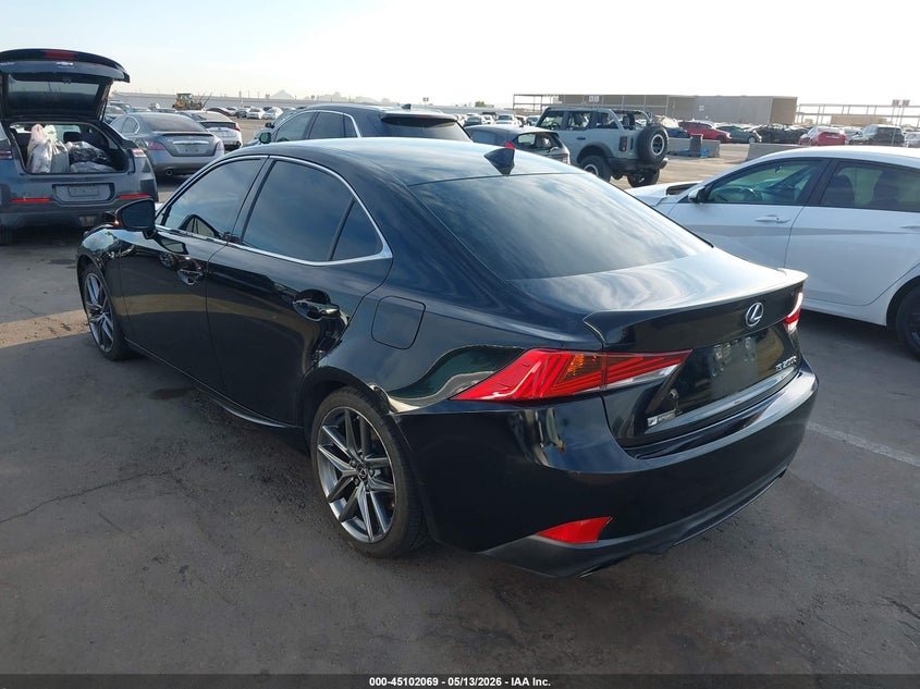2017 Lexus Is VIN JTHBA1D24H5039470 IAAI salvage auction — FRONT END, Salvage (Arizona), sold $4,025 on 2026-07-14 (photo 3)