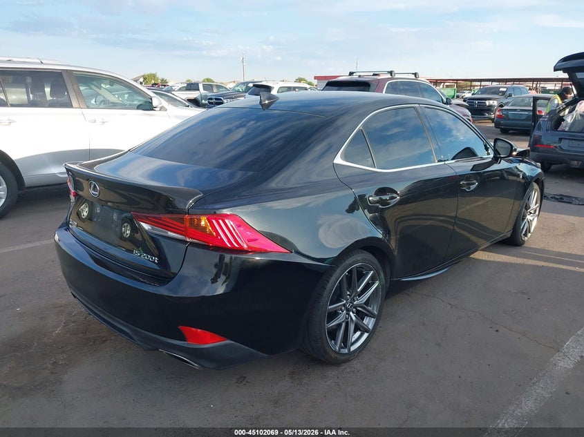 2017 Lexus Is VIN JTHBA1D24H5039470 IAAI salvage auction — FRONT END, Salvage (Arizona), sold $4,025 on 2026-07-14 (photo 4)